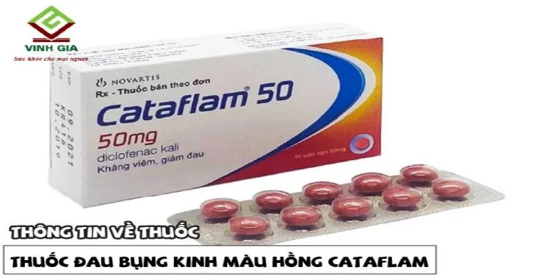Thành phần của thuốc Cataflam viên màu hồng