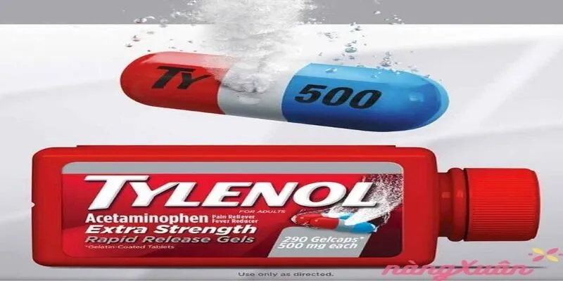Tác dụng phụ của tylenol 500mg.